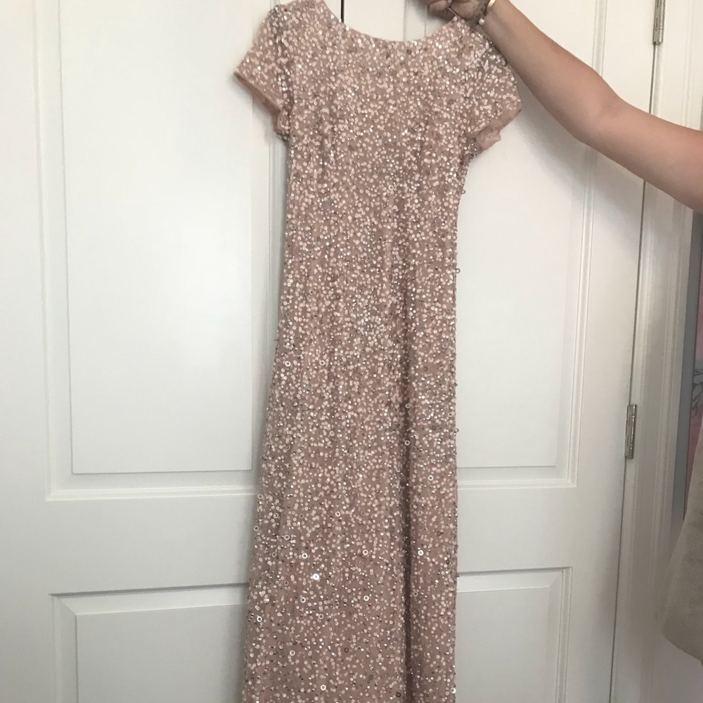 Cream/ champagne colored gown